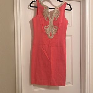New lilly Pulitzer never worn coral valli dress